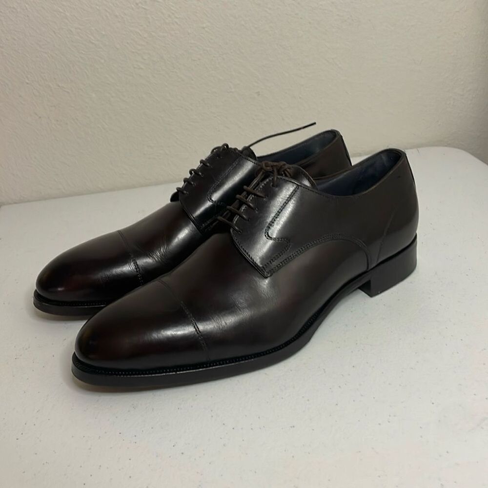 Di Bianco SPQR men’s Oxford shoes size 11 chocolate Brown